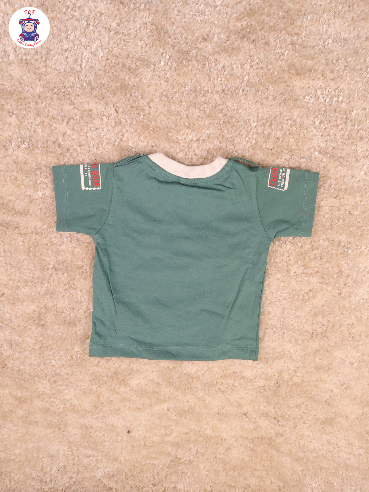 Green & White - Hello Everyone Jumpsuits