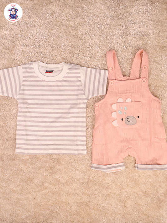 Pink & Grey Lines - Jumpsuits