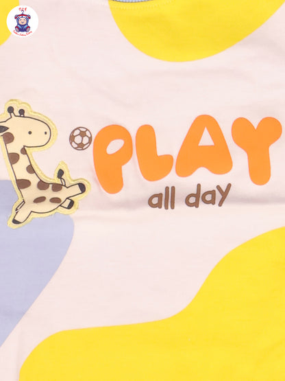 Blue & White - Play All Day Tshirt & Shorts