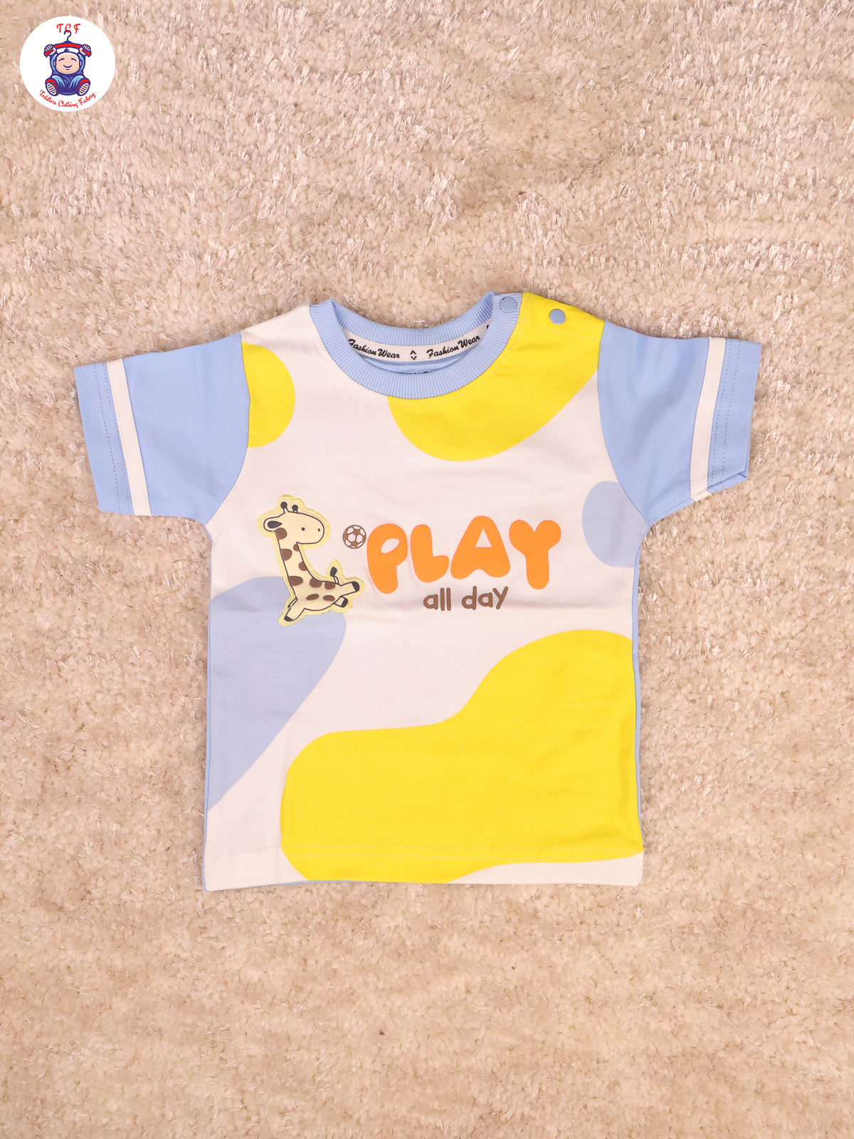 Blue & White - Play All Day Tshirt & Shorts