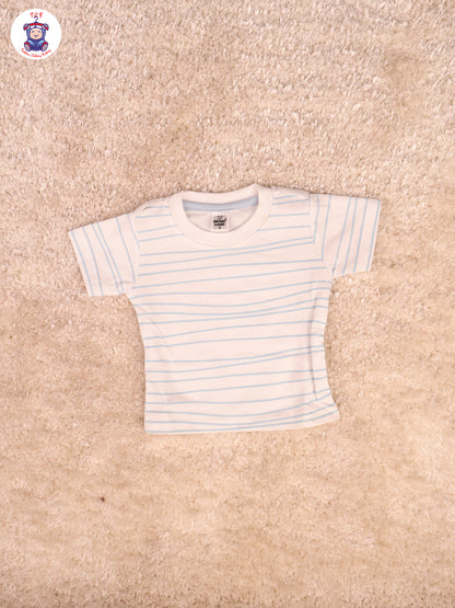 Sky Blue & White - Elephant Jumpsuits