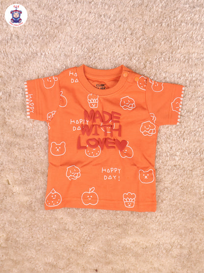 Orange -  T-Shirts & Shorts