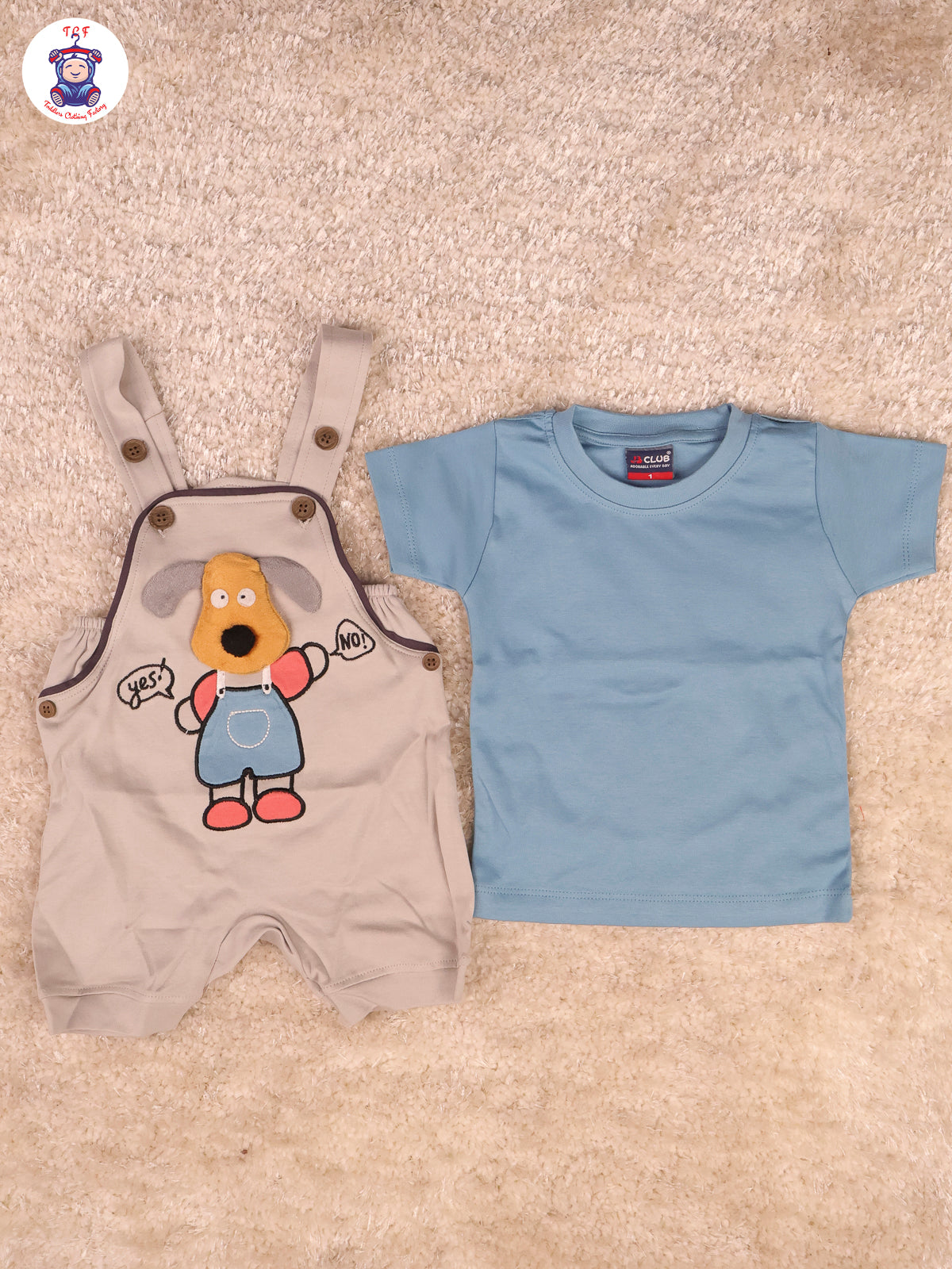 Blue & Grey - Dog Jumpsuit