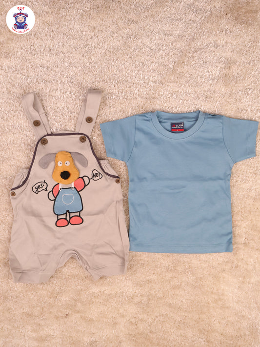 Blue & Grey - Dog Jumpsuit
