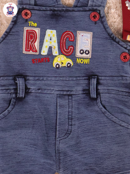 Red & Denim - Race Car Jumpsuits