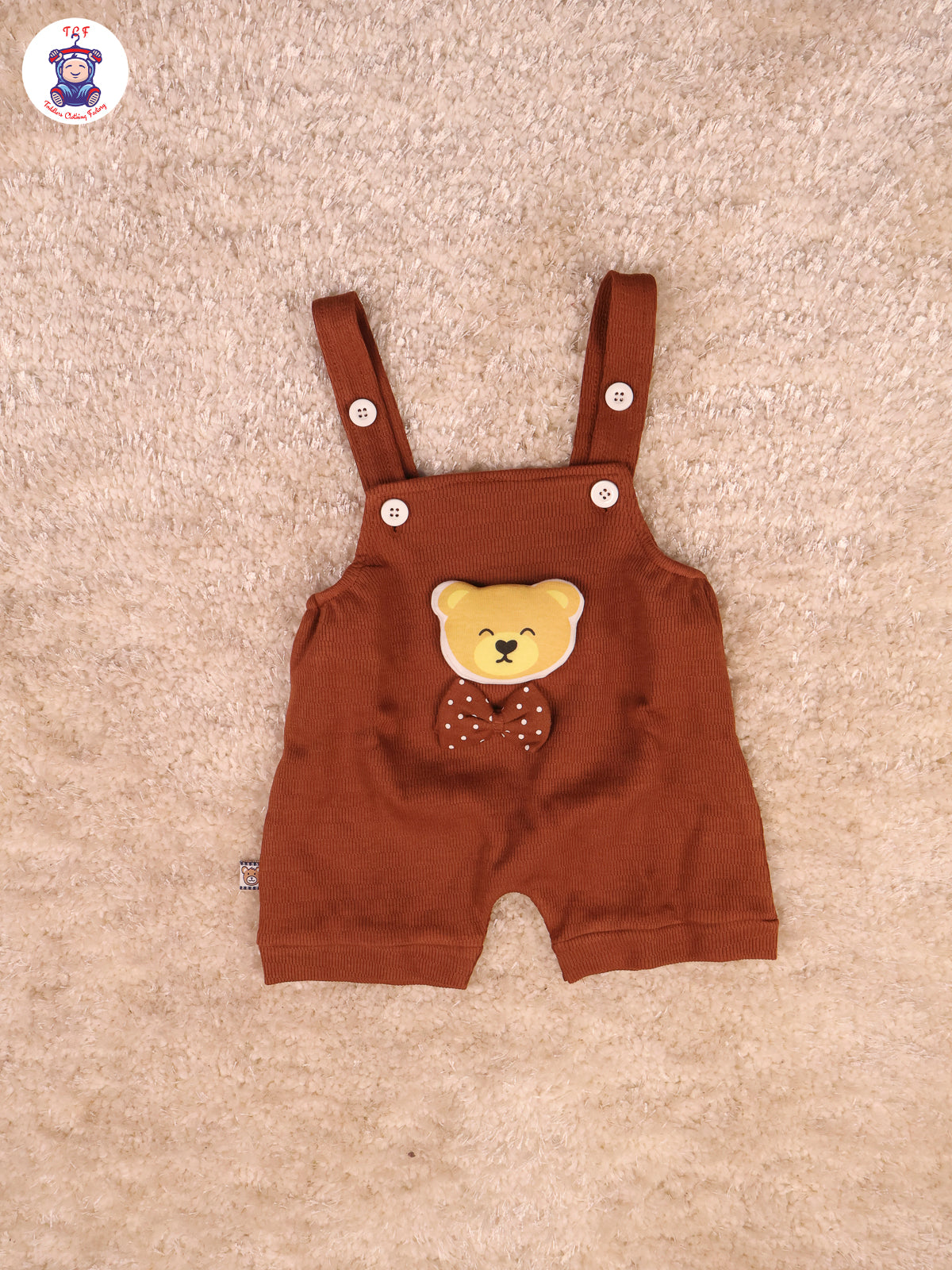 White & Brown - Teddy Unisex Jumpsuits