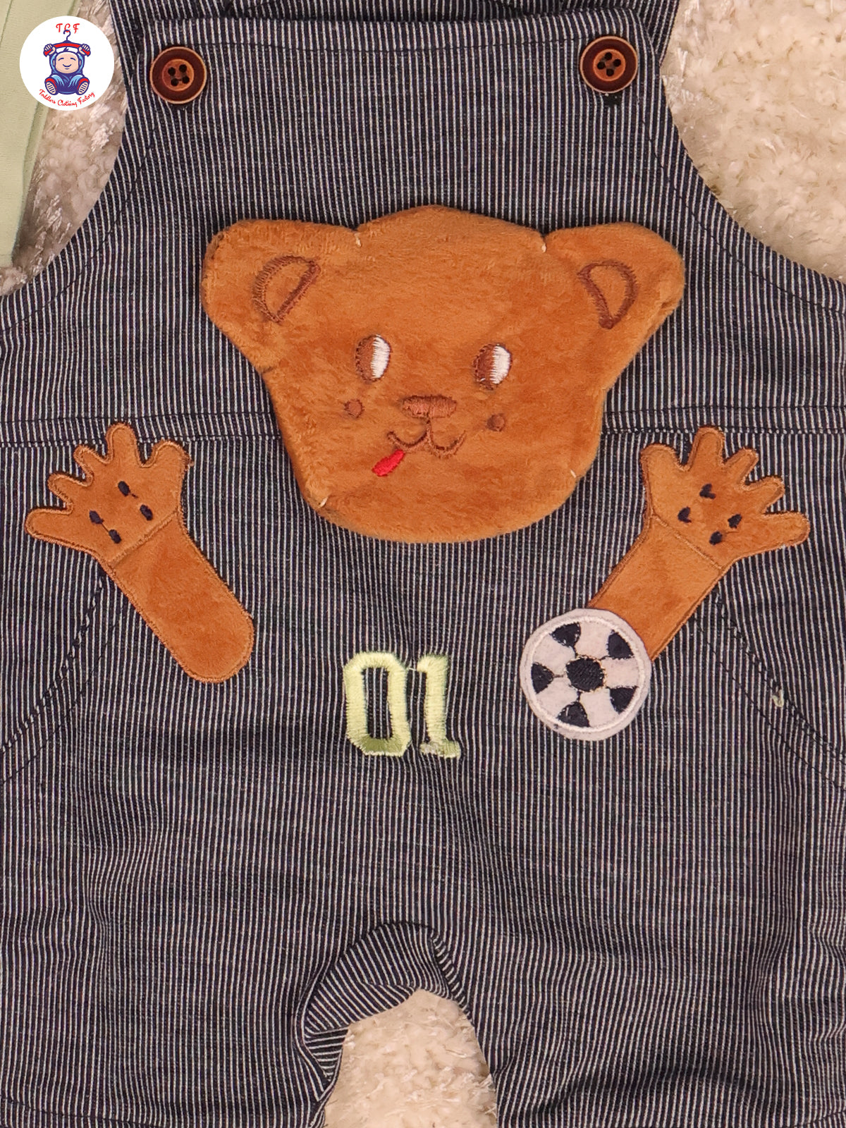 Green & Grey - Brown Teddy Jumpsuits