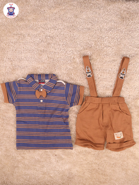 Dark Blue & Brown - Jumpsuits