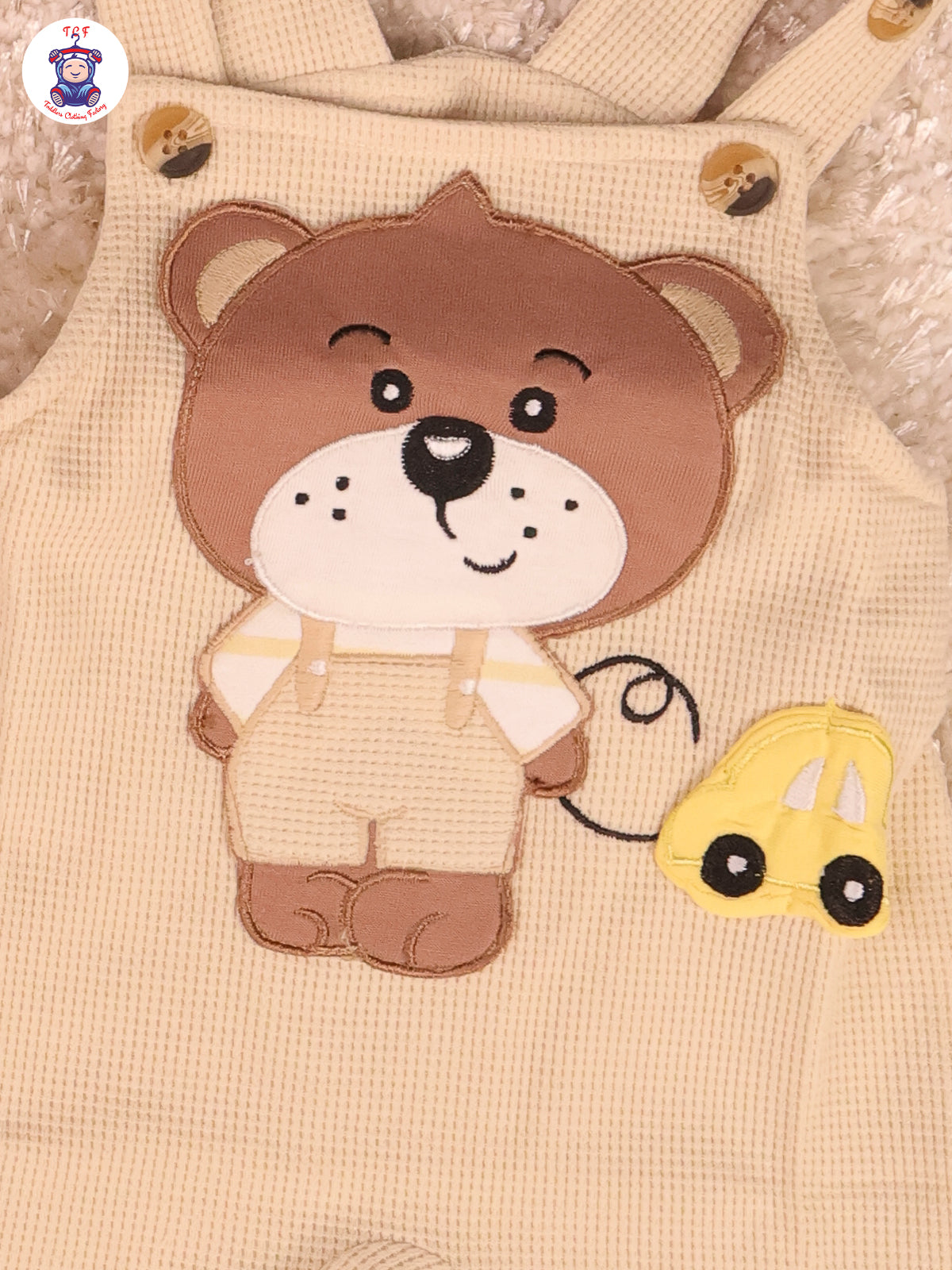 White & Yellow - Teddy Jumpsuits
