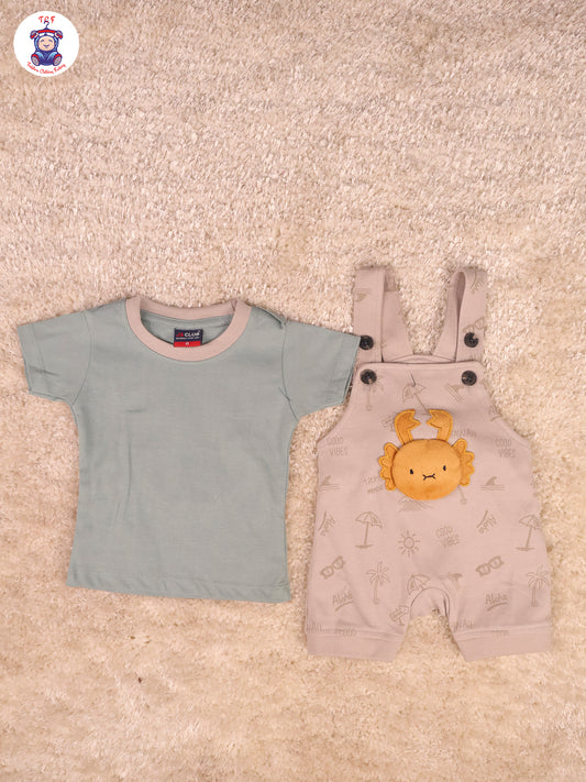 Teal Green & Grey - Jumpsuits