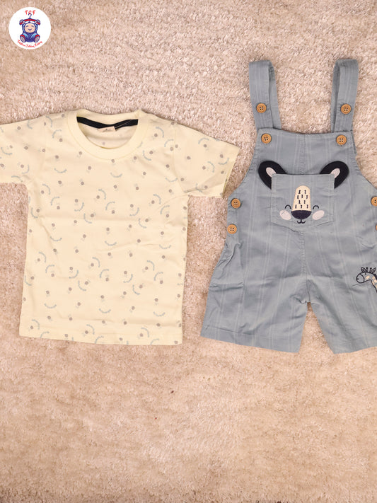 Yellow & Lite Blue - Jumpsuits
