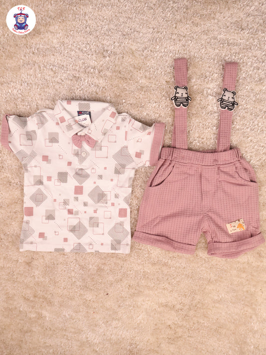 White & Lite Pink - Teddy Jumpsuits