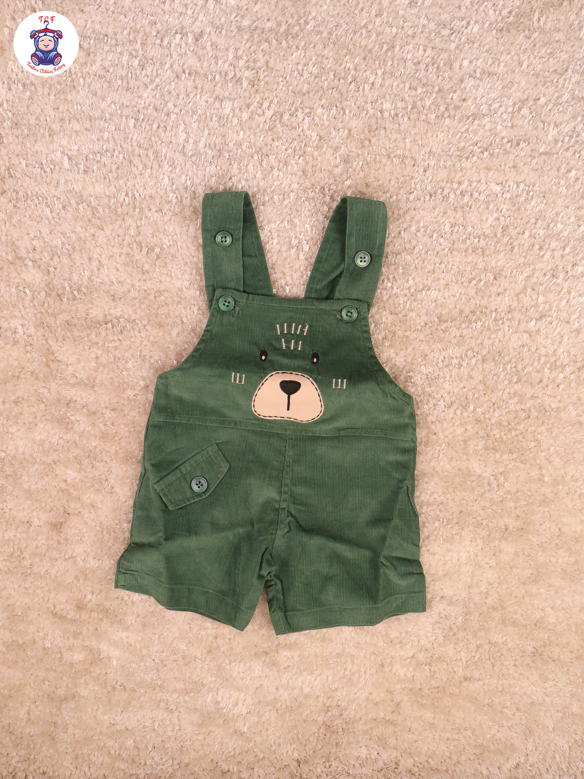 Green & Sandal Dungaree