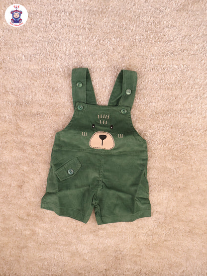 Green & Sandal Dungaree