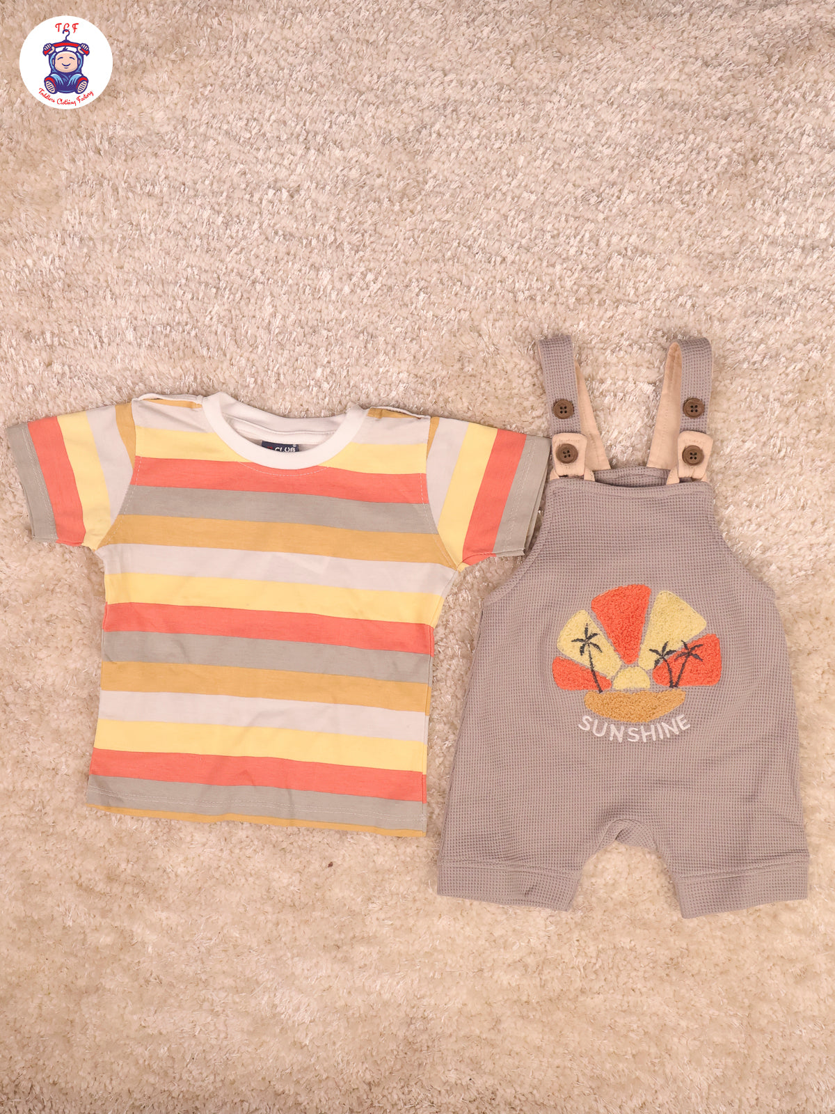 Grey & Orange Jumpsuits