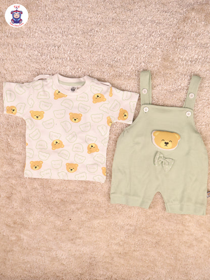 White & Green - Teddy Unisex Jumpsuits