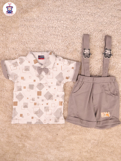 White & Grey - Teddy Jumpsuits