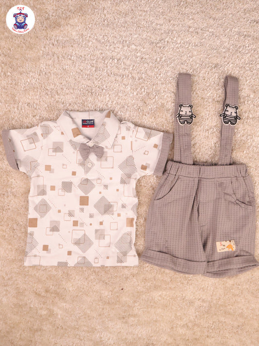 White & Grey - Teddy Jumpsuits