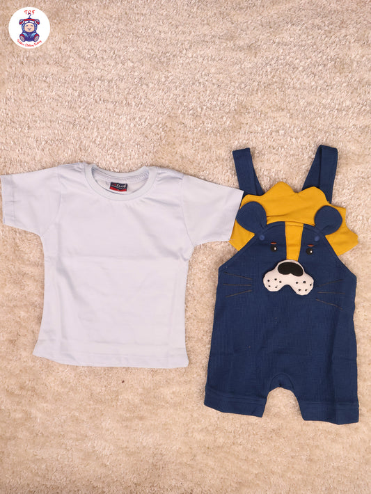 Pastel Blue & Navy Blue - Jumpsuits