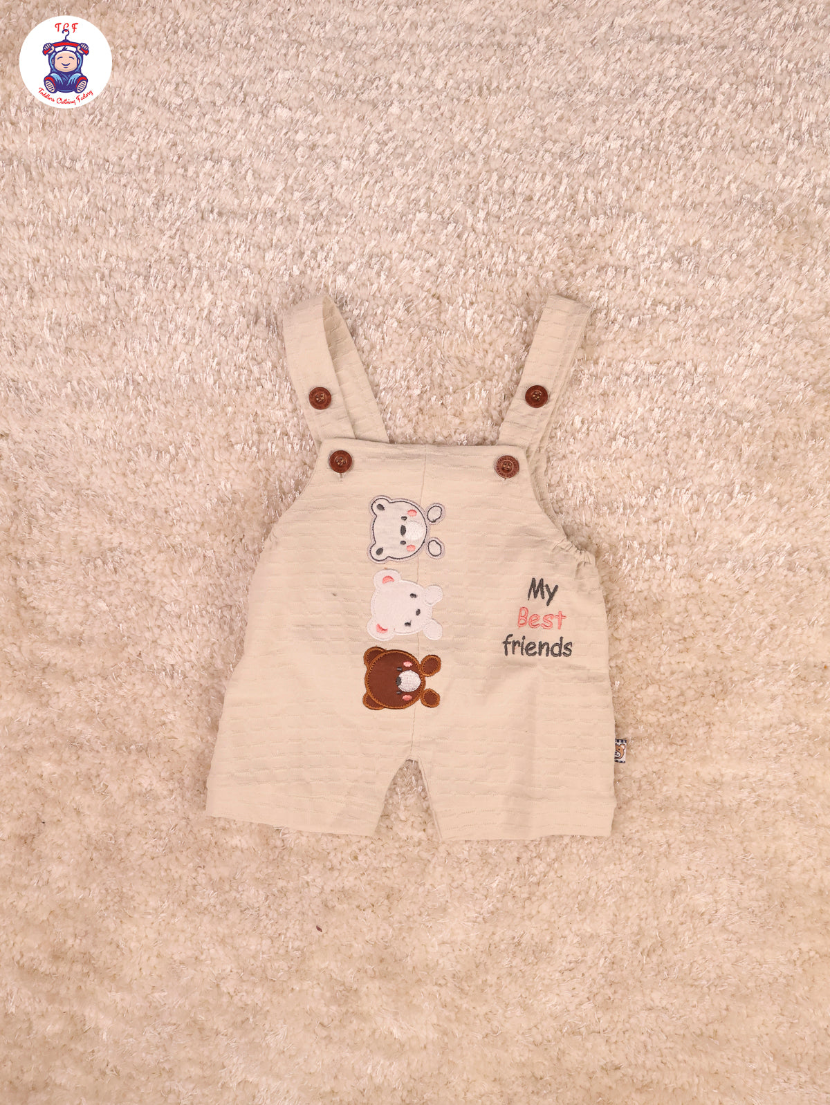 Cream & White - Teddy Jumpsuits