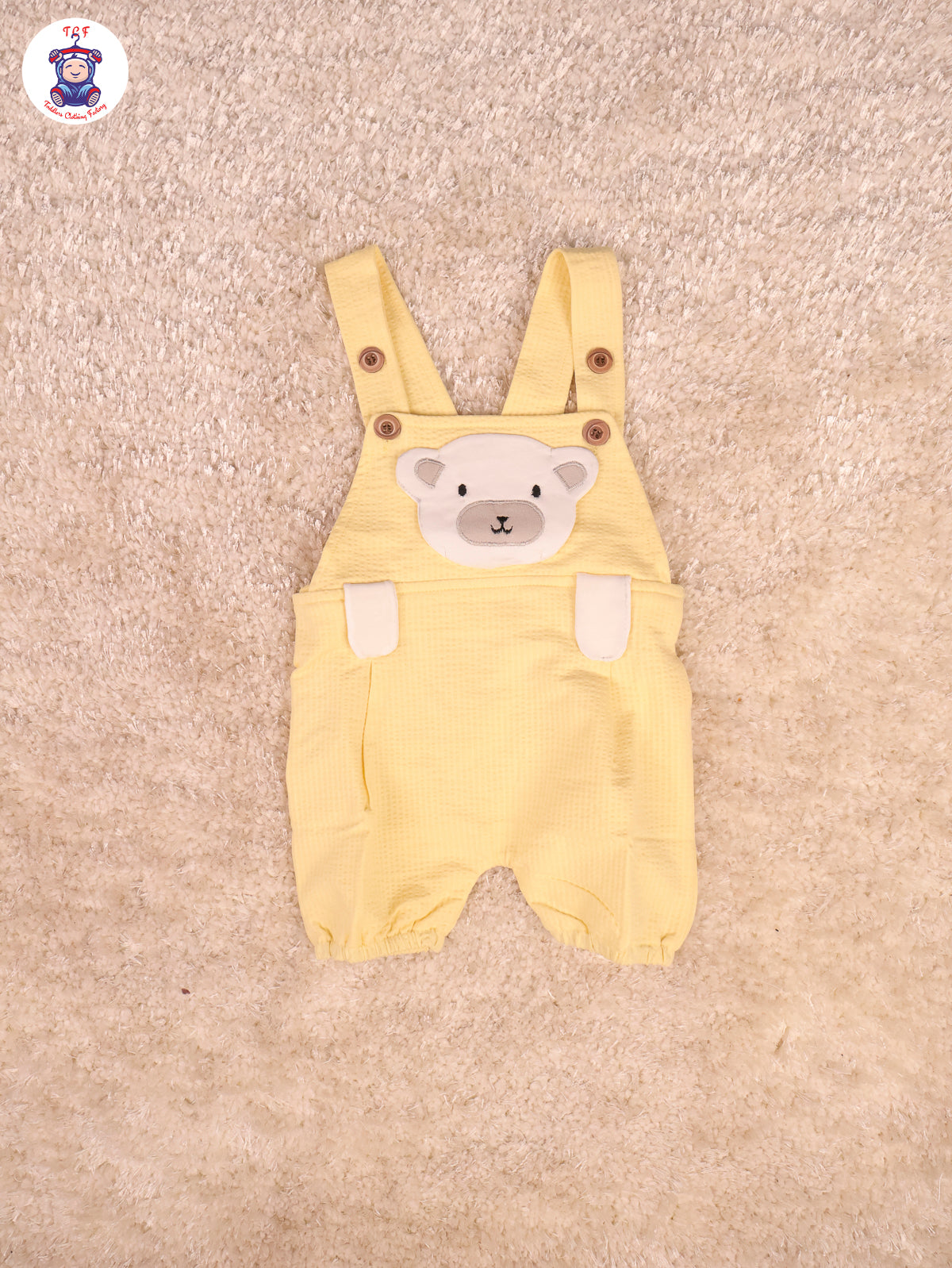 Yellow & Grey - Teddy Jumpsuits