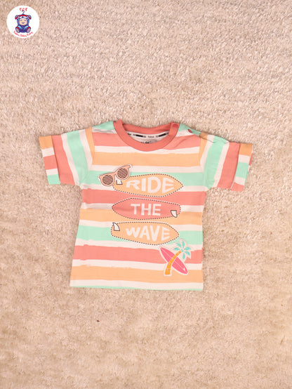 Peach & Green - T-Shirts & Shorts