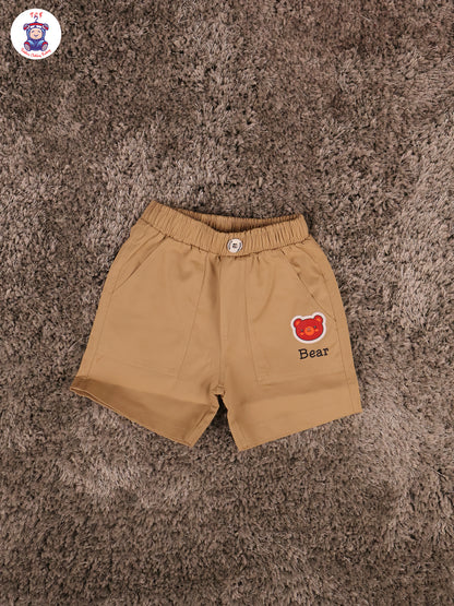 Light Brown - Boys Shirts & Shorts