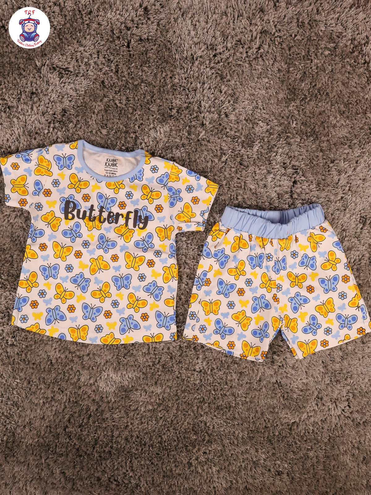 Blue - Butterfly T-Shirts & Shorts