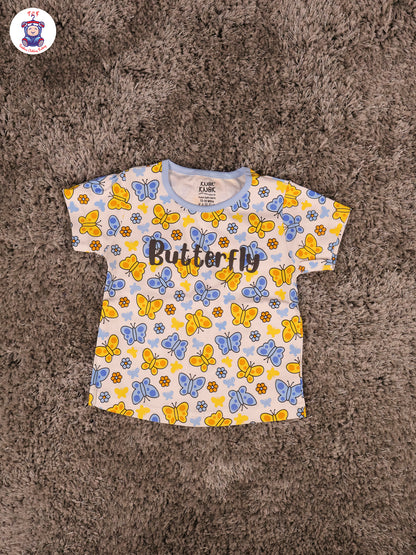 Blue - Butterfly T-Shirts & Shorts