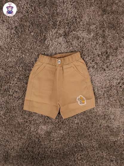Orange & Brown - Boys Shirts & Shorts