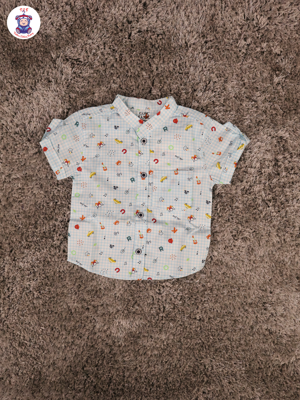 Ice Blue - Boys Shirts & Shorts