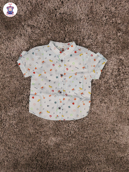 Ice Blue - Boys Shirts & Shorts