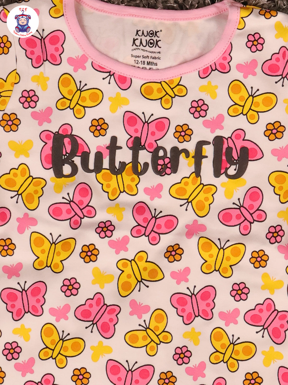 Pink - Butterfly T-Shirts & Shorts