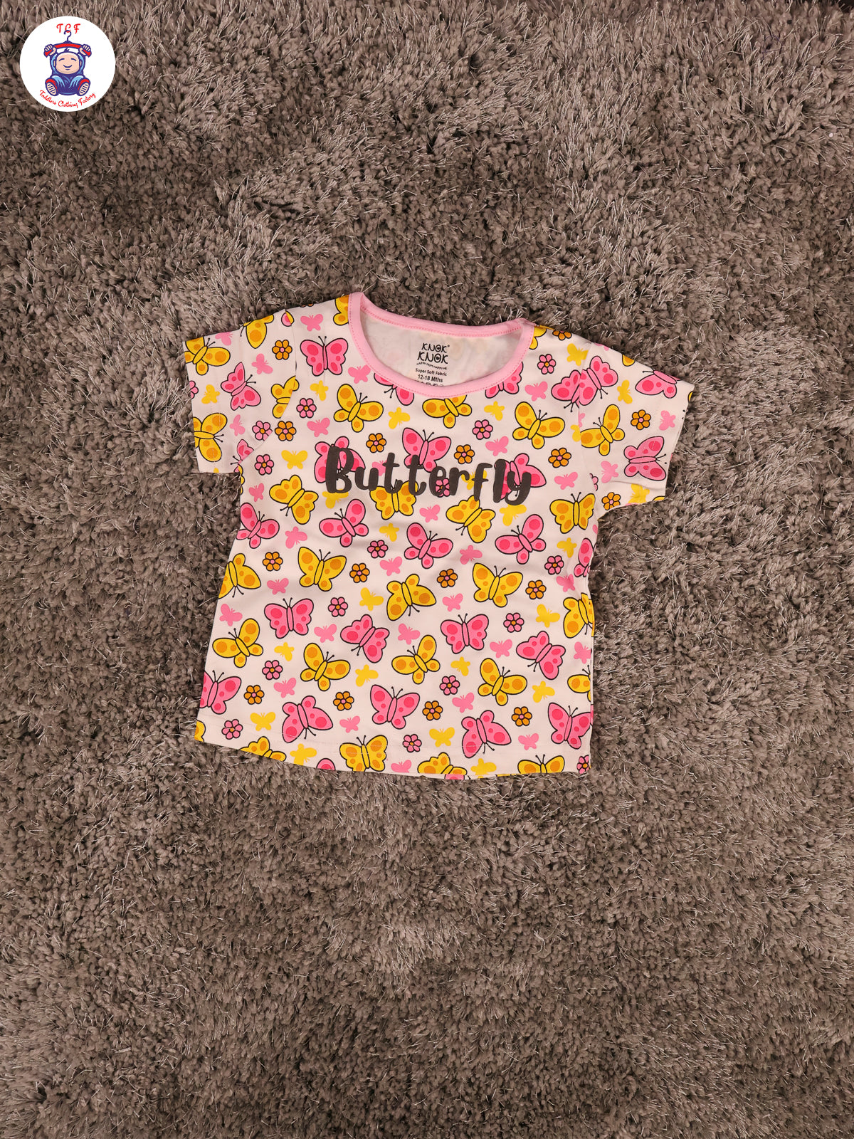 Pink - Butterfly T-Shirts & Shorts