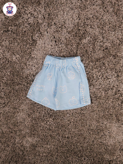 Sky Blue -  T-Shirts & Shorts