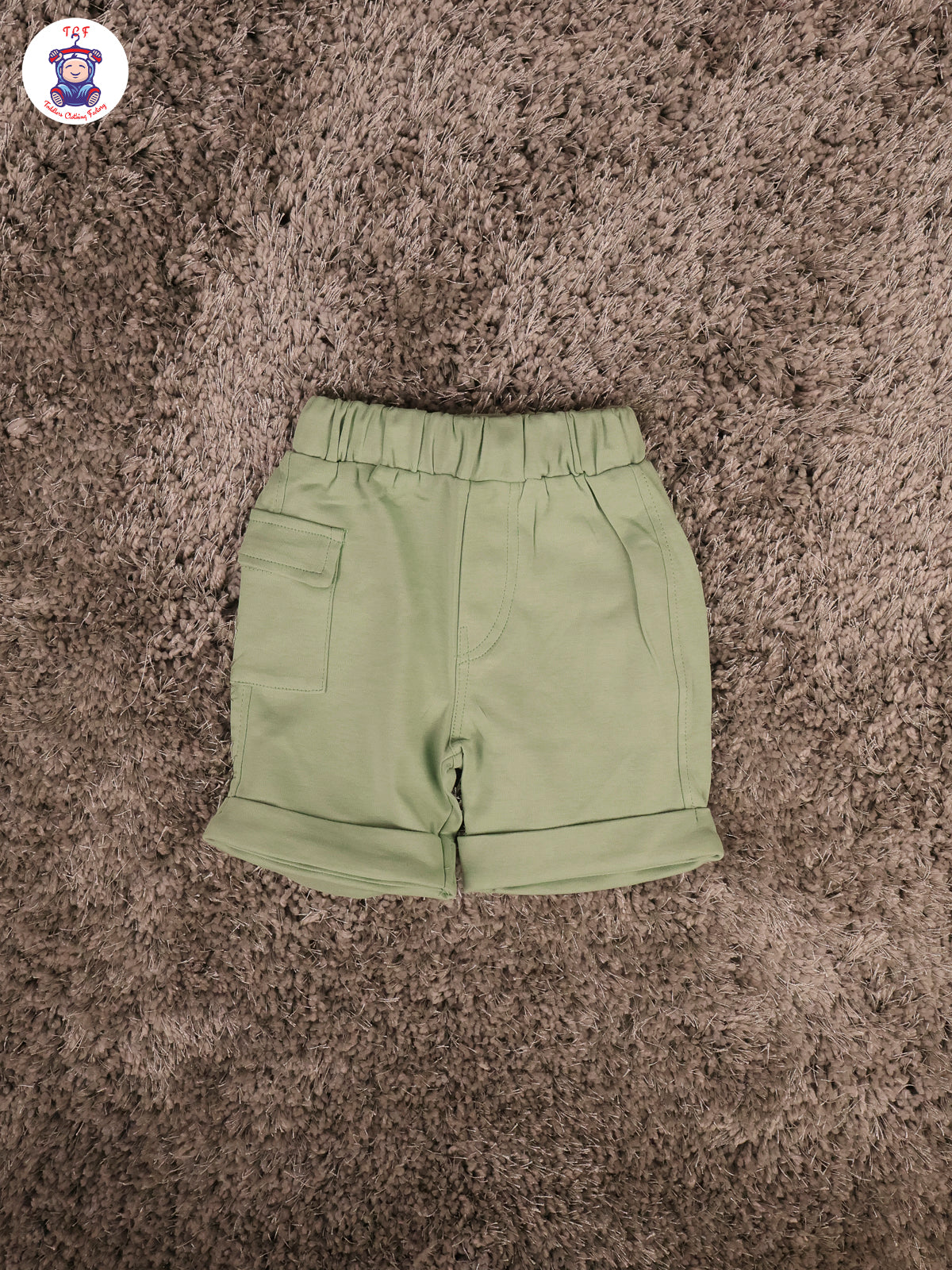 Green & White - Play All Day Tshirt & Shorts