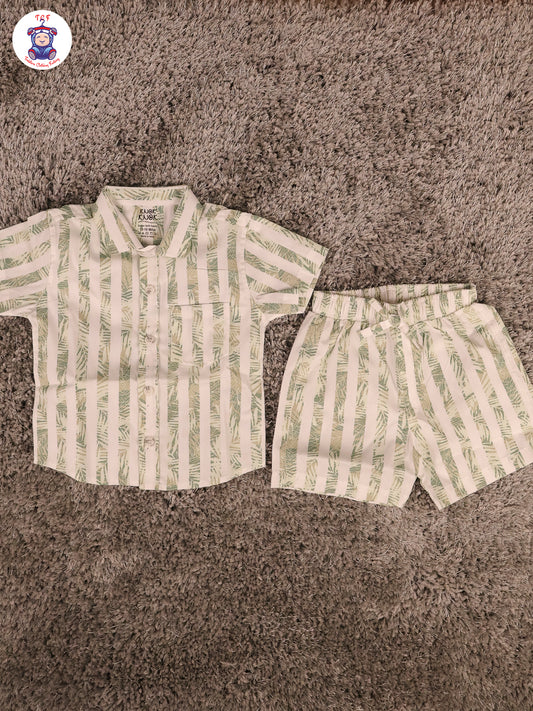 Green - Boys Shirts & Shorts