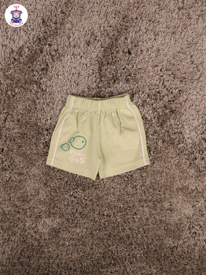 Green & White -  T-Shirts & Shorts