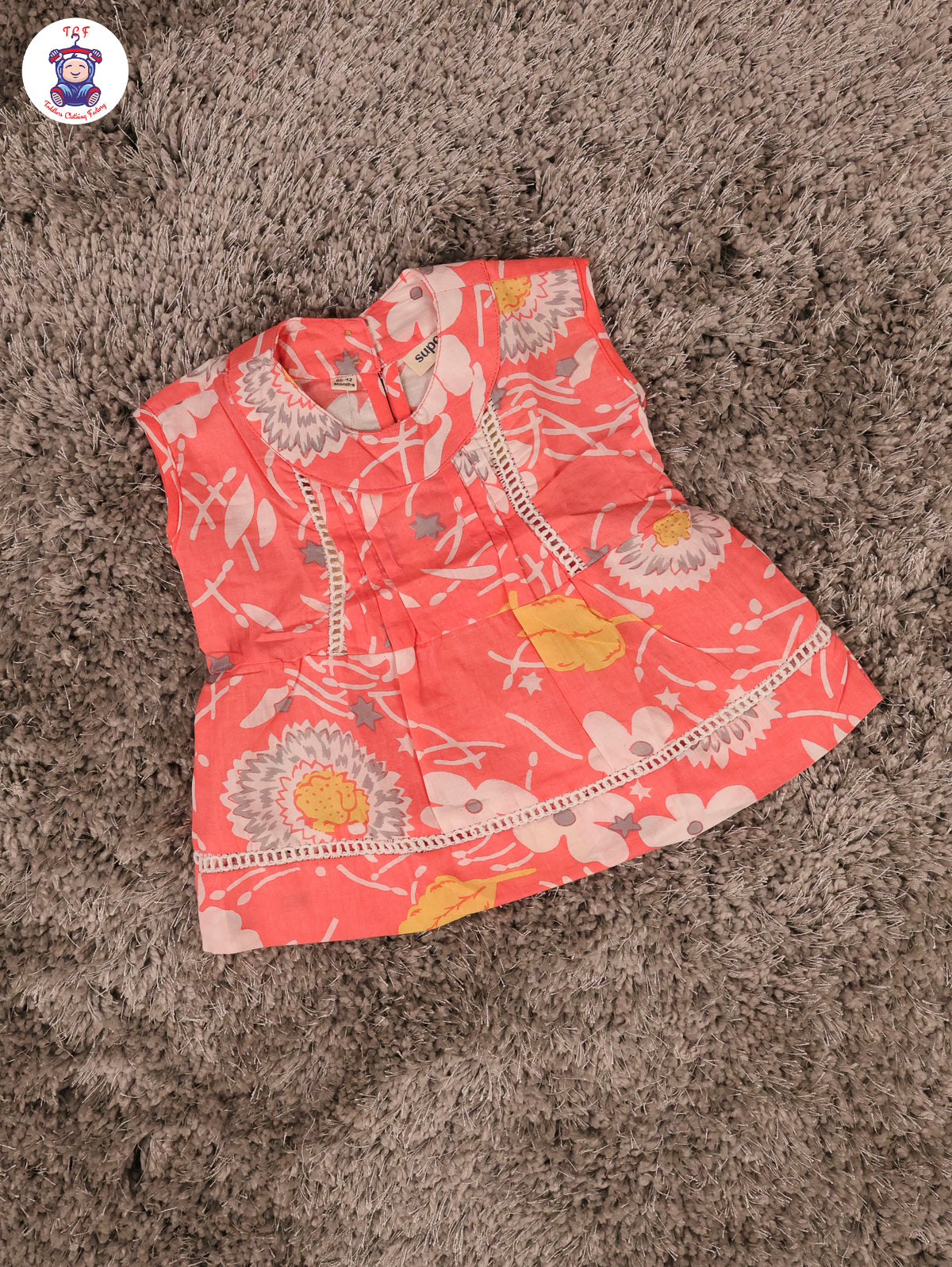 Pink - Printed Pure Cotton Top & Shorts