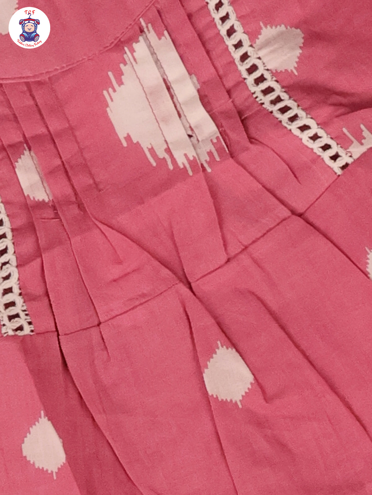 Onion Pink - Printed Pure Cotton Top & Shorts