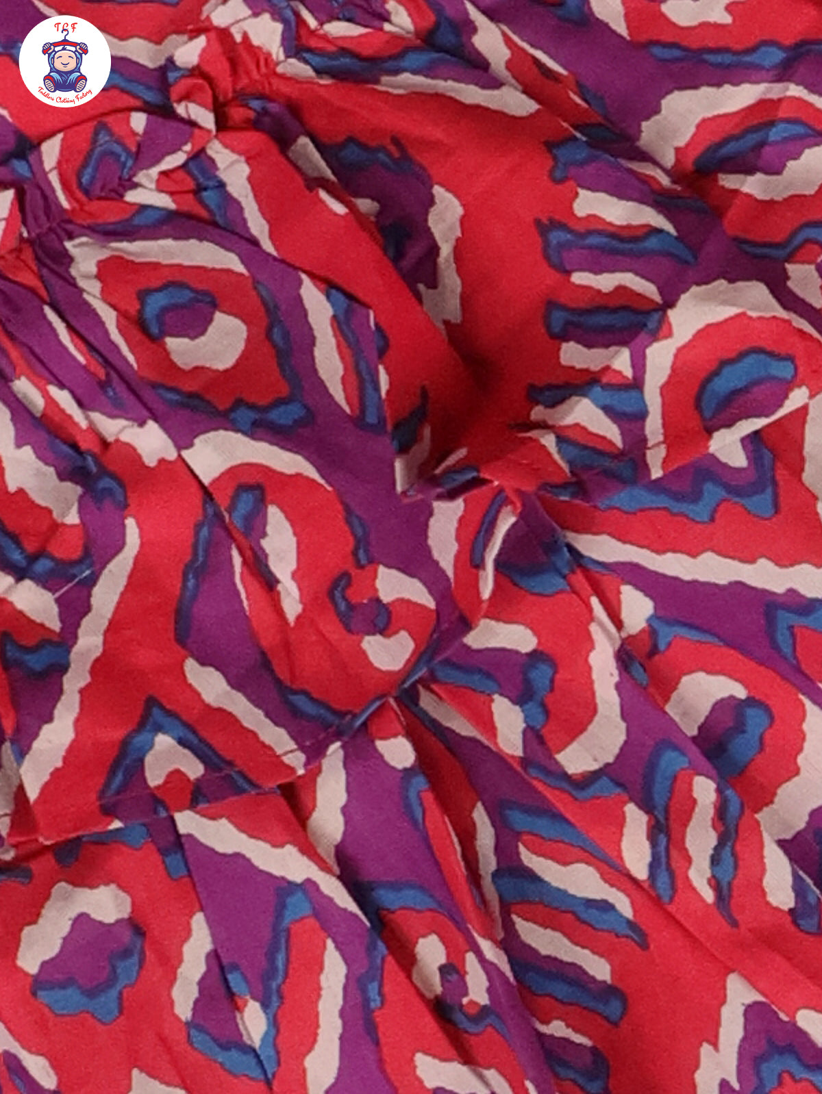 Violet & Pink - Ikat Printed Flared Strappy Top & Shorts
