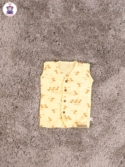 Yellow Duck - Unisex Muslin Jabla