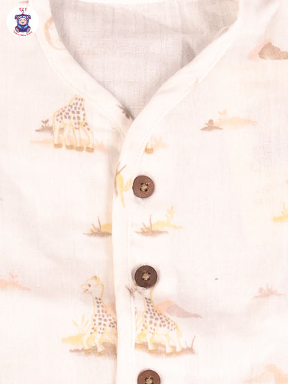 Giraffee - Unisex Muslin Jabla