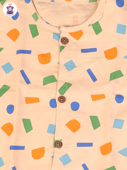 Geometric - Unisex Muslin Pyjama Sets