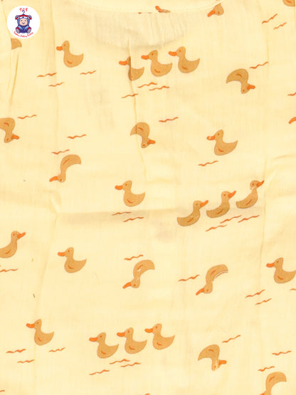 Yellow Duck - Unisex Muslin Pyjama Sets