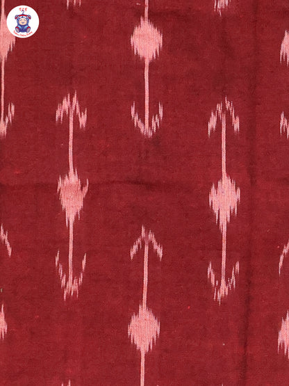 Maroon - Girls Readymade Ikat Pyjama Sets