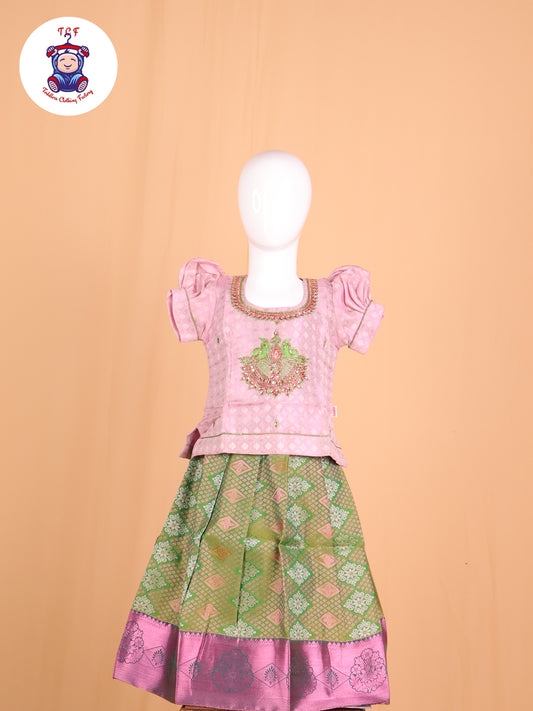 Lavender & Green - Pavadai Sattai