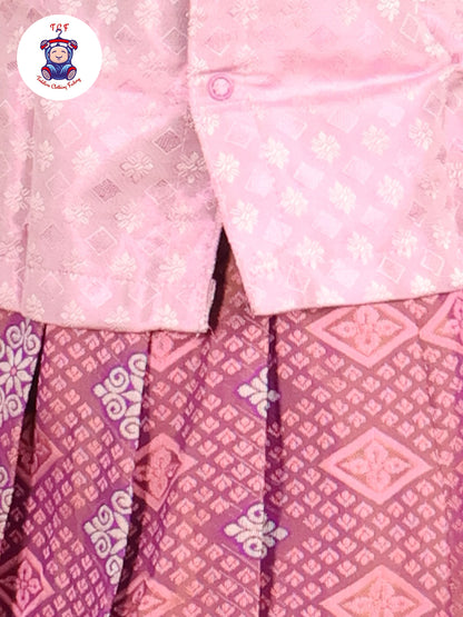 Lavender & Violet - Pavadai Sattai