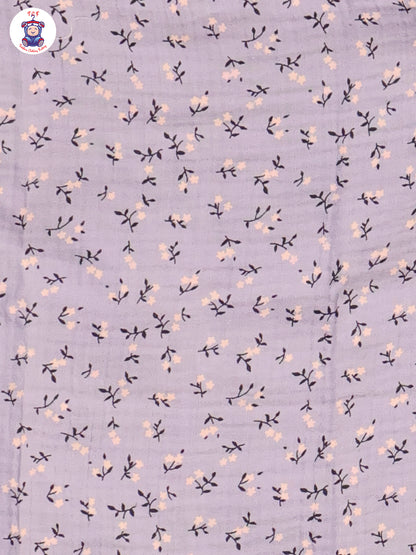 Blue Floral - Unisex Muslin Pyjama Sets