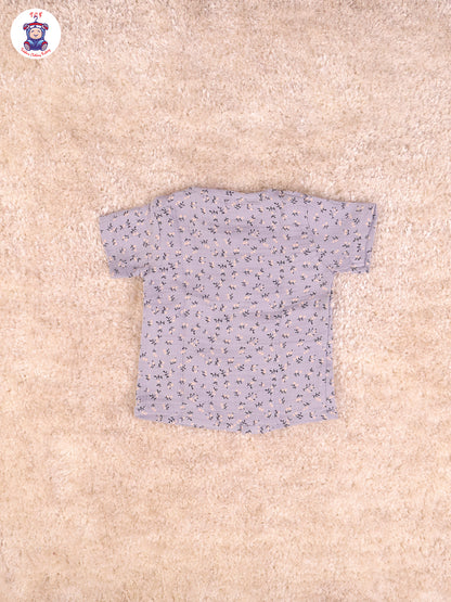 Blue Floral - Unisex Muslin Pyjama Sets